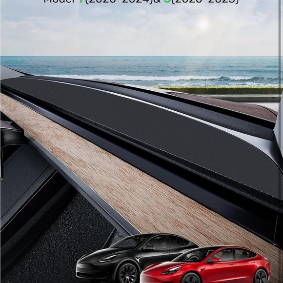 Zanch Original Tesla Model Y/3 Dashboard Cover (055) - Picture 6 of 7